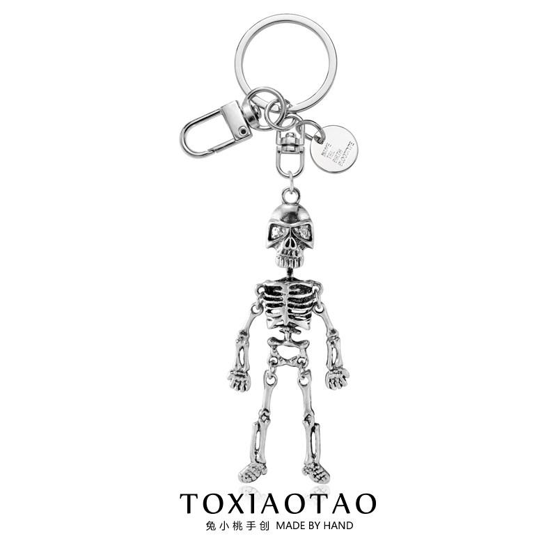 楽天市場】ジョニー・デップ 愛用 REVIVAL LA スカル キーホールダー