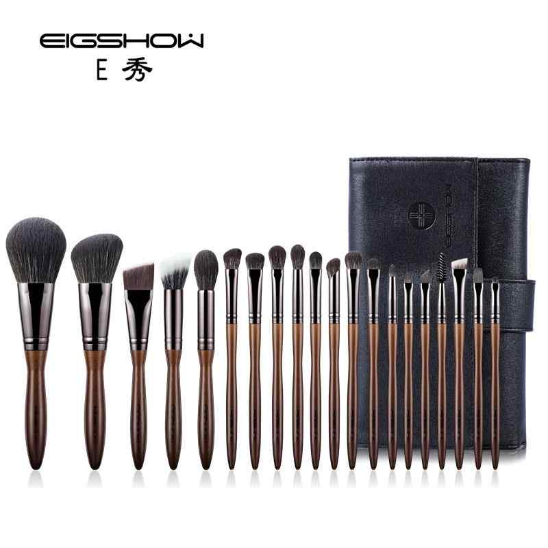 化粧筆 化粧ブラシ メイクブラシセット メイク　道具　セット　 eigshow 20本の ブラシ メイクブラシセット 動物の 毛の パウダー アイアイ シャドウブラシ メイクアップアーティスト 専用