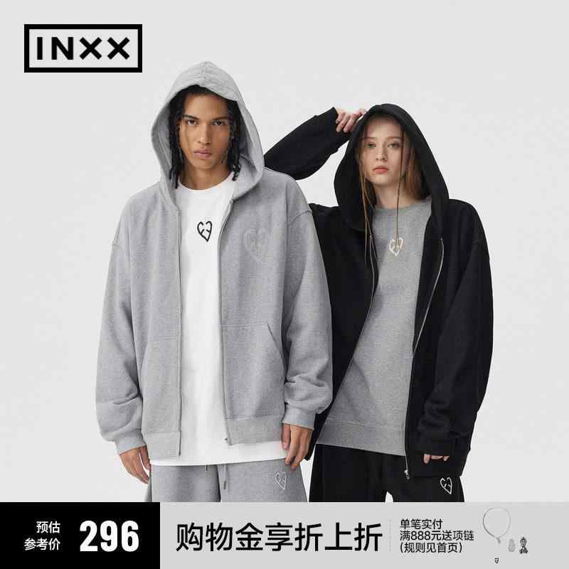 心地好い 大層らしい大いさ 分かりやすい 長袖 パーカー ボンネット付き添い人 編み物 【 INXX】 APYD 分かりやすい パーカー トレイナー メンズ ユニ一発やる ファスナー ジレー 上衣 レディース セーター-トップス-レディースファッション