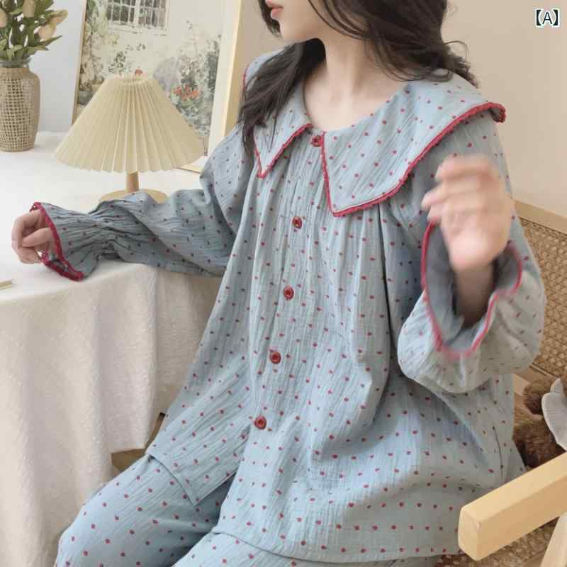 ルームウェア レディース パジャマ 2025 ホーム 服 パジャマ セット 長袖 ズボン カーディガン 綿糸 胸 パッド 付き 韓国 ゆったり