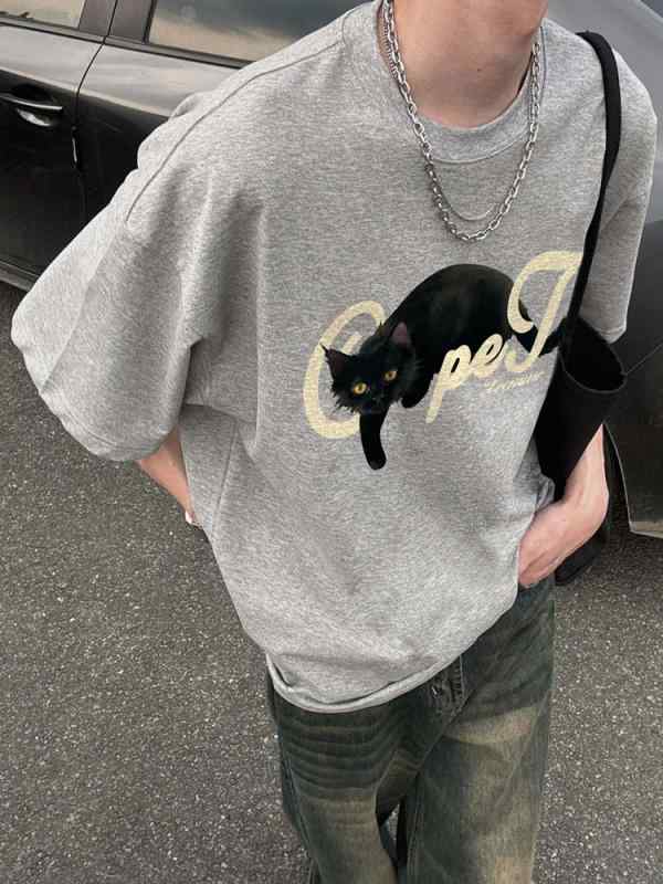 半袖 厚手 ストリート ゆったりサイズ Tシャツ メンズ おしゃれ Tシャツ メンズ おしゃれ 100 % コットン ストリート アメリカン カップル 半袖 Tシャツ 夏 ゆったり 男女兼用 トップス イン 4,050円