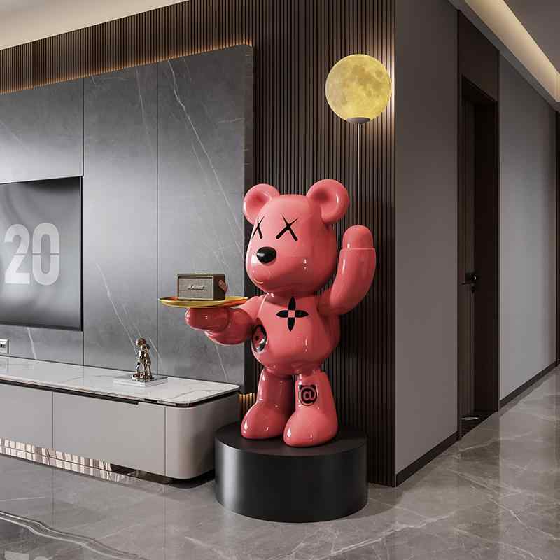ギフト お祝い お誕生日 子供部屋 贈り物 抱き枕 　クマ　ぬいぐるみ　大きい 大きい の 暴力的な クマの 飾り リビング ルームの テレビキャビネットの 隣に ある 床 置きの ホームデコレーション ハイエンド 雰囲気と 上品