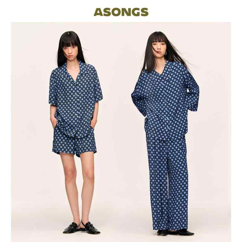 お部屋お召しもの 肌に人懐っこい 生あたたかい  パジャマ レディース 上下 ASONGS サファイア ユニ一発やる 介護ホームお召しもの パジャマ 仕掛ける 室外でも 砂浜でも 着付ける 能力のある 2025 春