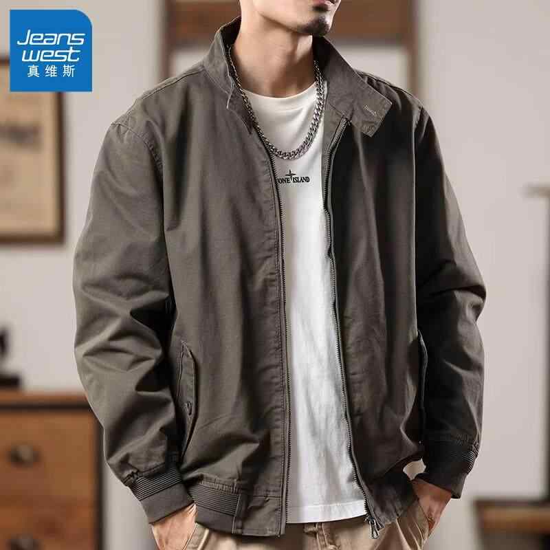 防寒 朦々たる アウター 生あたたかい メンズ コーデ  アウター メンズ 上衣 アノラック Jeanswest アメリカン レトロ 細工物お召しもの 上衣 メンズ 年月 表現スタイル 照明ランプ色合い 心地よい トップス  飛行士