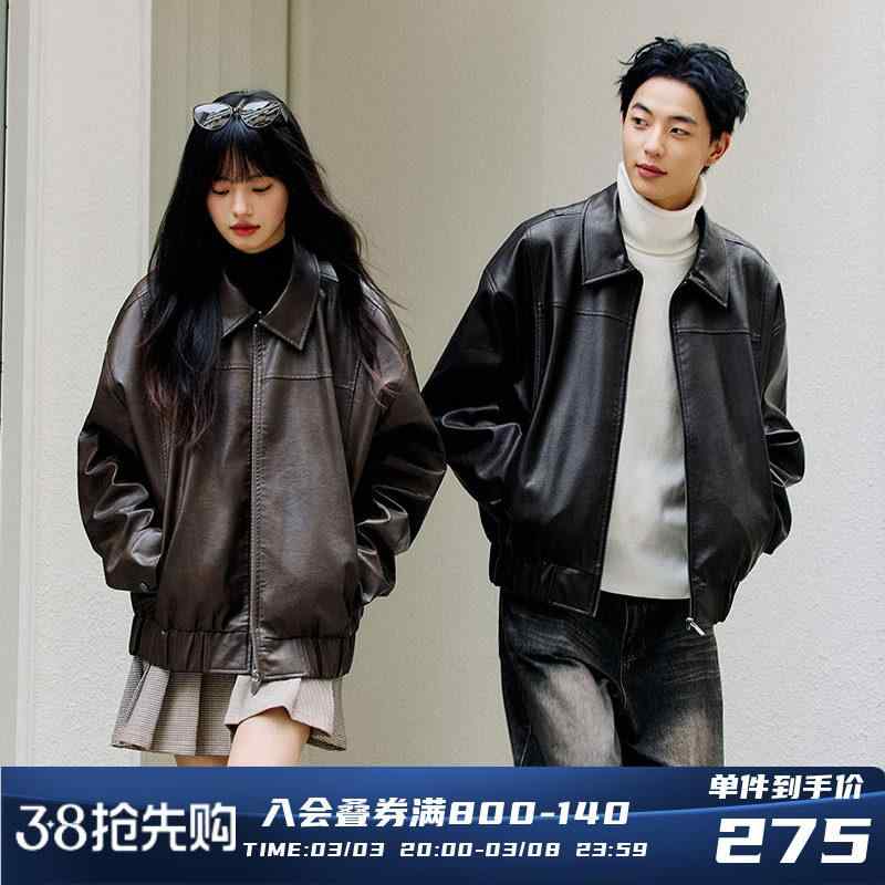 防寒 厚手 アウター 暖かい メンズ コーデ 　アウター　メンズ　ジャケット　パーカ PSO ジッパー ステッチ レザージャケット アメリカン ジャケット メンズと レディース 秋冬 オートバイ パイロット