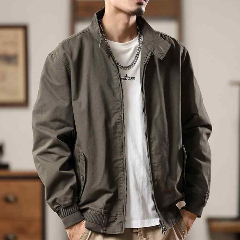 ビジネス カジュアル 薄手 厚手 暖かい おしゃれ メンズ　　ジャケット　シンプル アメリカン レトロ ベルベット ワークジャケット メンズ 冬 スタンドカラー カジュアル パイロット ジャケット 秋冬