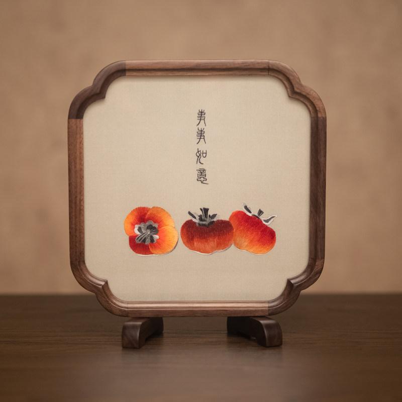 インテリア 置物 おしゃれ 和風 　雑貨　装飾品　 チャイナ風 蘇 州 刺繍 装飾品 ホームデコレーション テーブル 蘇州 お土産 ギフト ビジネス｜バランスケア　店