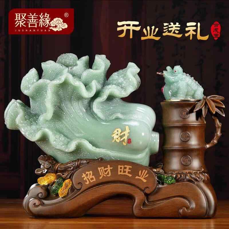オブジェ 和風 雑貨 小物 　ホビー　雑貨　装飾品 キャベツの 飾りは 富と 宝物を 引き寄せ 手 会社の 開業は 縁起が 良く ビジネスは 繁盛 し オフィスは ハイエンド 装飾 ギフトに なります