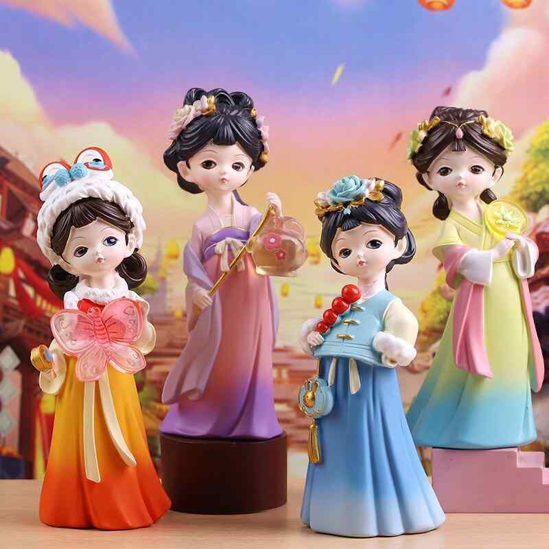 雑貨 装飾品 チャイナ 風 スタイル 盛 世 芳 花 ホーム ベッド ルーム ポーチ リビング 装飾 樹脂 装飾品 アクセサリー|バランスケア 店