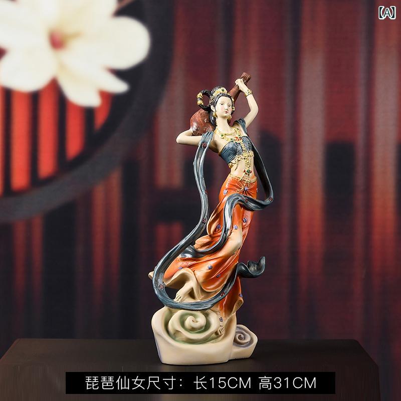 インテリア おしゃれ 高級 中国 敦煌 飛翔 装飾品 禅 レトロ 人物 リビング ルーム ポーチ 本棚 スタイル 装飾|バランスケア 店
