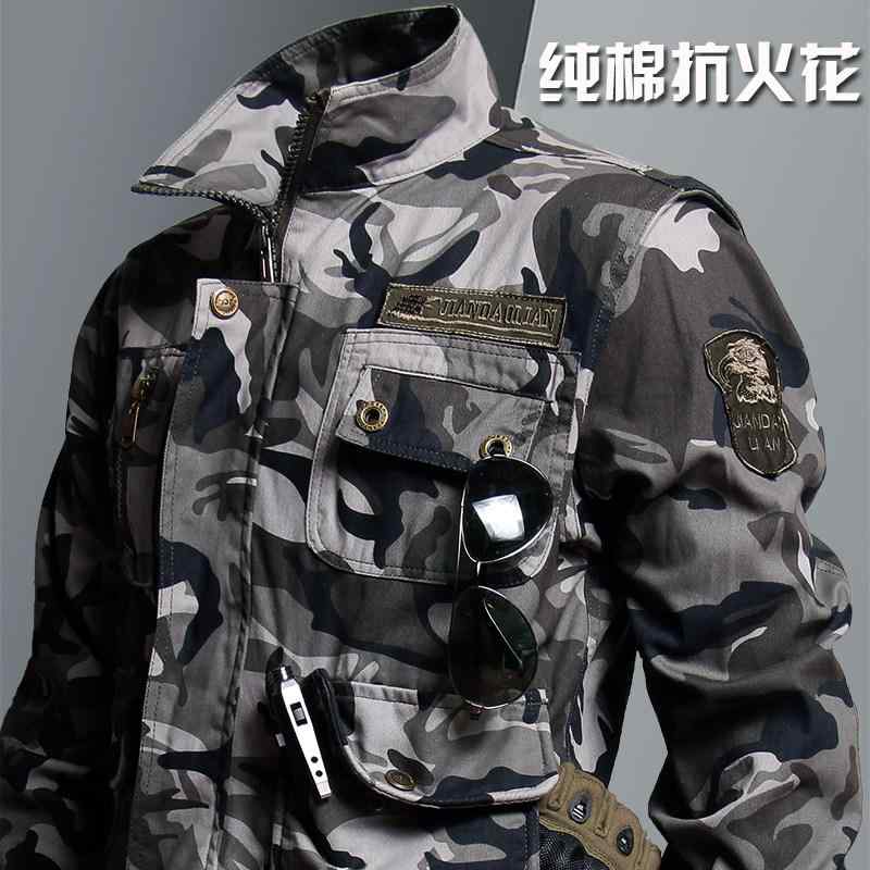 男女兼用の 長袖 変装 厚地の外套 御役目着 防汚  御役目服 仕掛ける  綿の 熱傷押しとどめる 溶接 工 肉体労働 防御すること 御役目着 背広 メンズ 耐摩耗 変装 朦々たる 上衣 ふくれ上がる つけ加える いけ図々しい