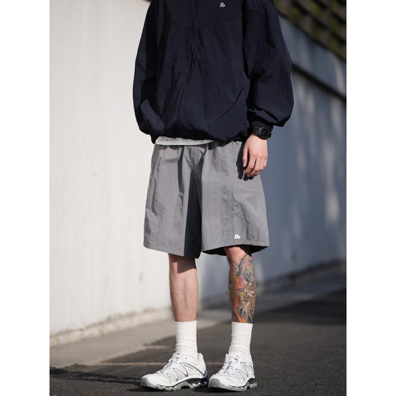 美脚 美尻 おしゃれ 　ショート　ハーフ　パンツ　 BELLKENIDEA 速乾 無地 万能 ベーシック シルエット ゆったり スポーツ カジュアル 5点 ビーチ ショーツ メンズ