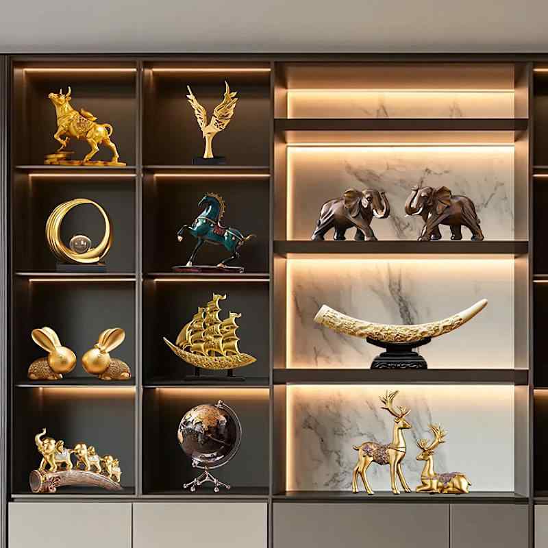 オフィス デスク 工芸品 高級感 風水 インテリア 装飾 上品 デザイン 置物 繁栄 アイテム