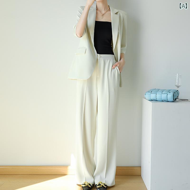 オシャレ かっこいい カジュアル スーツ スラックス きれいめ 大きいサイズ スーツ 夏の スタイル 少し 太め mmな プロ レジャー ワイド レッグ パンツ ツーピース
