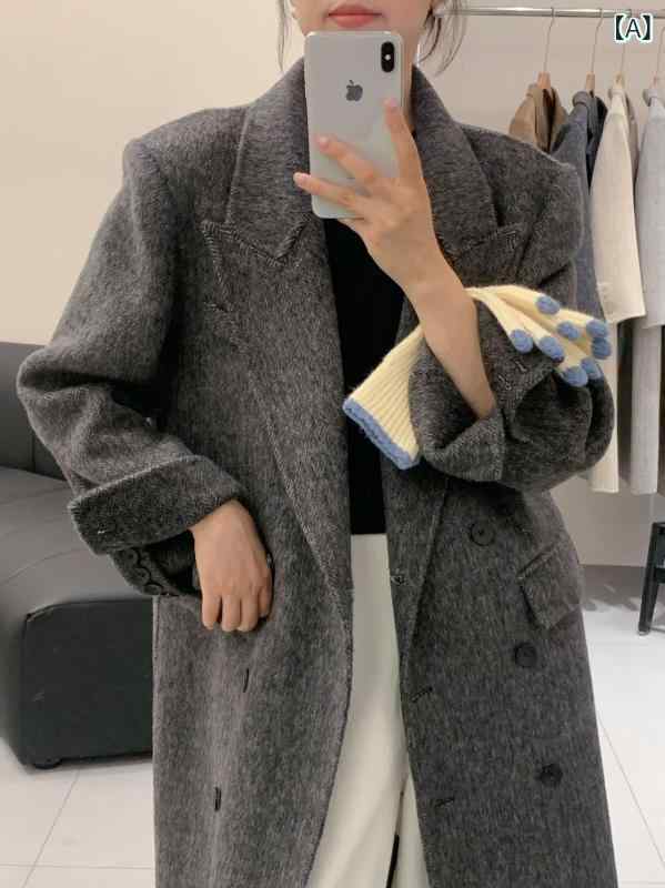 ロングコート ウールコート ファー コート かっこいい アウター 上着 レディース 50代 40代 30代 ミセス 秋冬 チェスターコート 大きいサイズ 上品 防寒 ロング丈 あったかい 通勤 OL スーツ ドレス 2024 秋冬型の 膝を 越えて ｜バランスケア　店