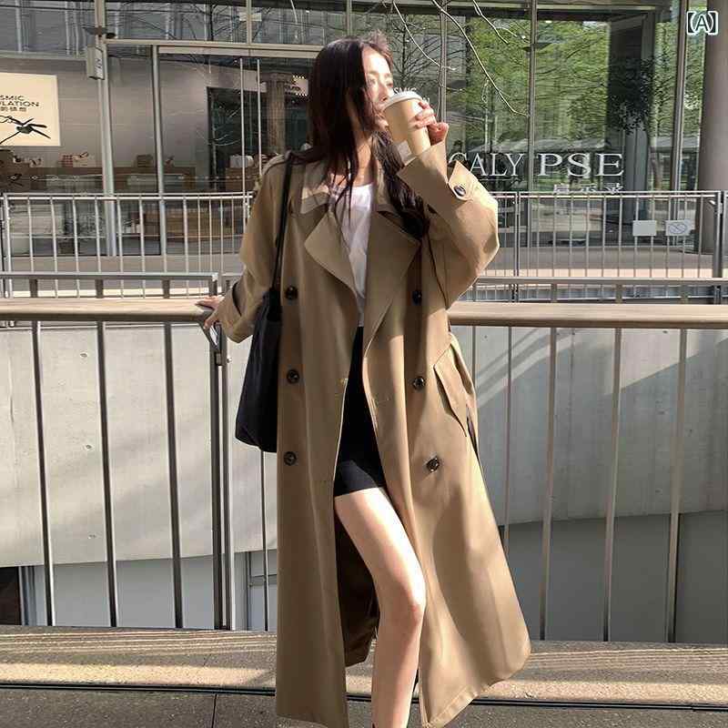 レディース チェスターコート エレガント 女性 大人 上品 2025年の 郭 形の 中の 長さは やせています。