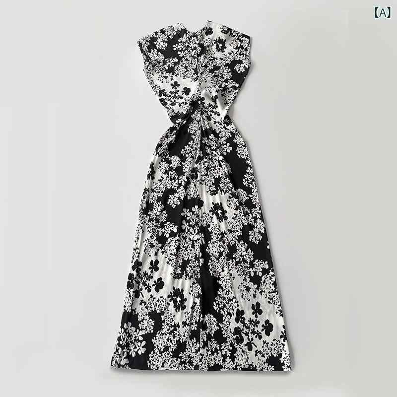 花柄ワンピース レディース 秋冬 長袖 小花柄 きれいめ シフォン 欠 品 W スウェーデンの な 花柄 aライン ウエスト ドレス 女性用 ミドル 丈 スリム ホリデー ドレスx2