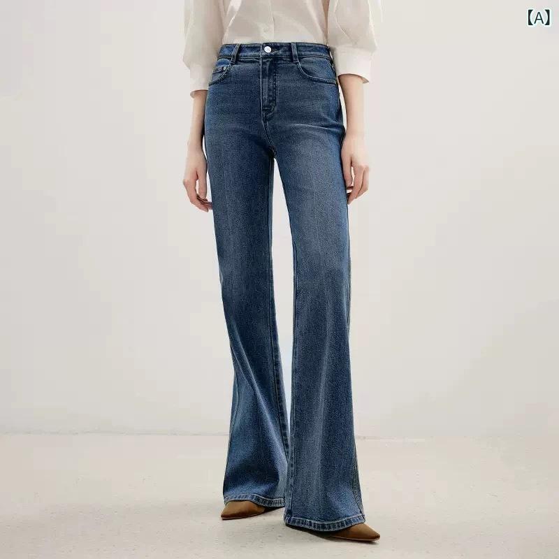 デニム パンツ レディース 体型カバー 美脚 朗 姿 綿の レトロ フランスの 感が。