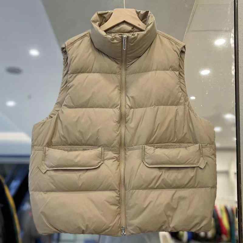 レディース ダウン ベスト 大きいサイズ ショート丈 秋冬 防水 アウター スタイリッシュ コーディネートしやすい 暖か 軽量 撥水加工