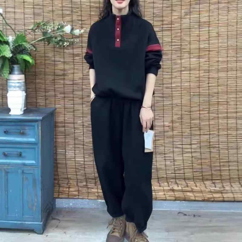 レディース 秋 パンツ 長袖スウェット セット スリム ゆったり カジュアル スタイリッシュ ファッション 普段使い 軽量 伸縮性