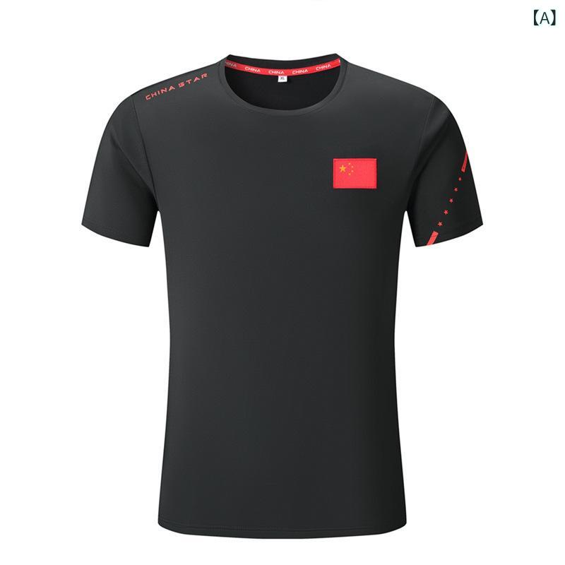 夏用 ペア Tシャツ メンズ レディース クルーネック 短袖 スポーツウェア トップス カジュアル 吸湿速乾 軽量 コットン混 日常使い アウトドア