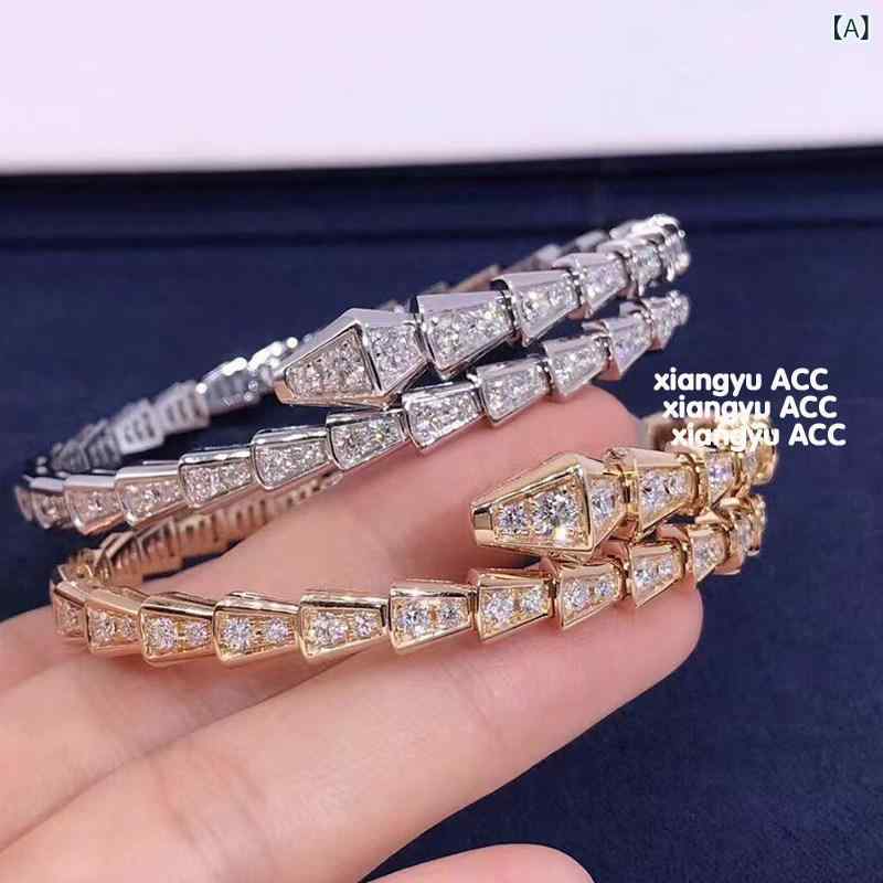 腕輪 バングル オシャレ 18 K ゴールド モ アッサ ナイト爵 蛇蠍 腕輪 成人女性用 はやりっ子 輪っか しろがね色 マザーオブパール 盛りだくさん 伝達ルート石ころ ボーン 成人男性用 二人組 自然調整