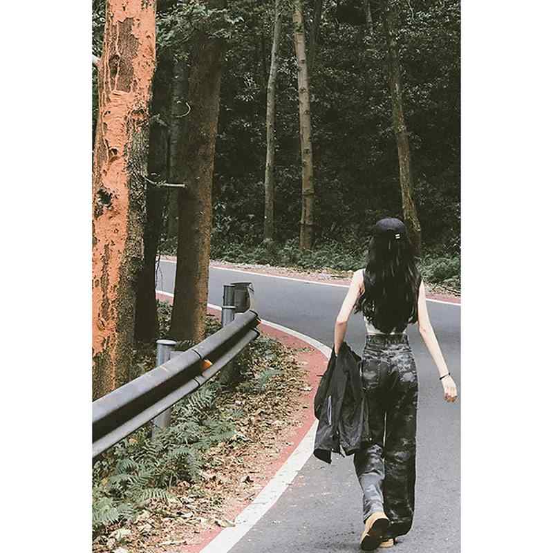 登山パンツ 男性用 ハイウエスト ストレート カモフラ柄 アウトドア ハイキング カーゴ ズボン 旅行 作業 軽量 伸縮性 通勤 普段使い