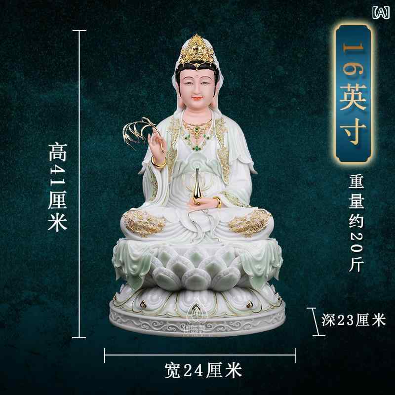 仏像 白大理石 観音菩薩 釈迦牟尼如来 弥勒仏 地蔵王 娑婆三聖 インテリア 置物 石彫刻 高級感 宗教 飾り物|バランスケア 店