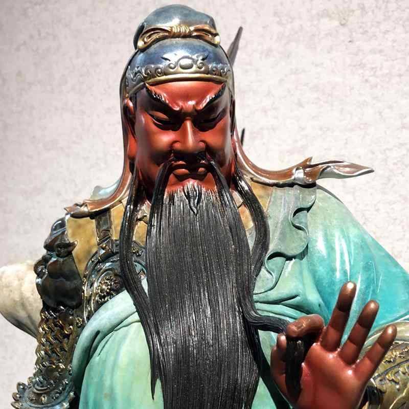 銅製 関公 神像 武財神 像 開運 招財 置物 オフィス 店舗用 デスク インテリア 銅像 財運 風水 アイテム 67,485円