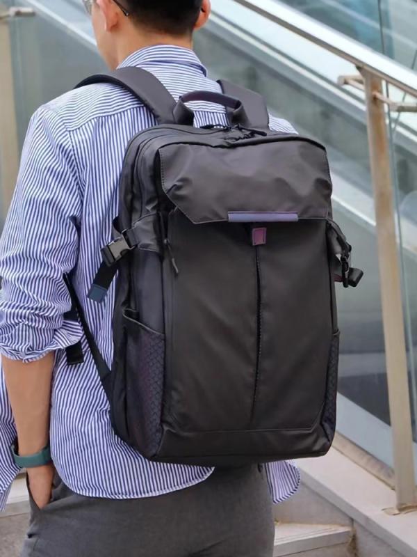 メンズ リュックサック 防水 ビジネス 通勤 出張 旅行 パソコン収納 カメラ 多機能 軽量 ナイロン 肩掛け 日常使い