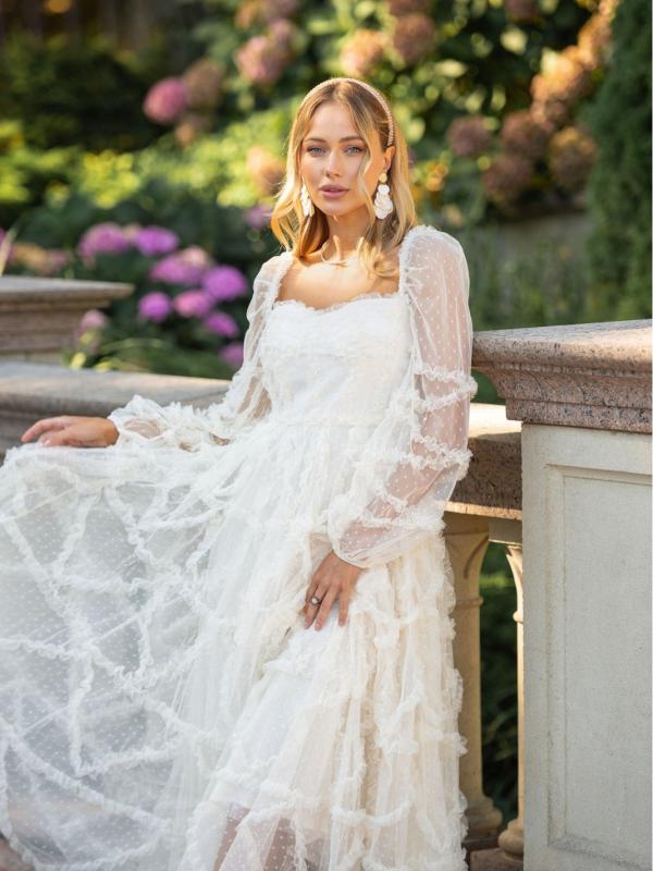 衣装 レディース 長袖 シュロの葉 ロングお召しもの スピード競技 チュール ポルカ点点 柄 御芽出度 ブライズメイド 寄りあい お召しもの 雅びやか 女子らしい 口さかしい お上さん用 フォーマル 化粧着