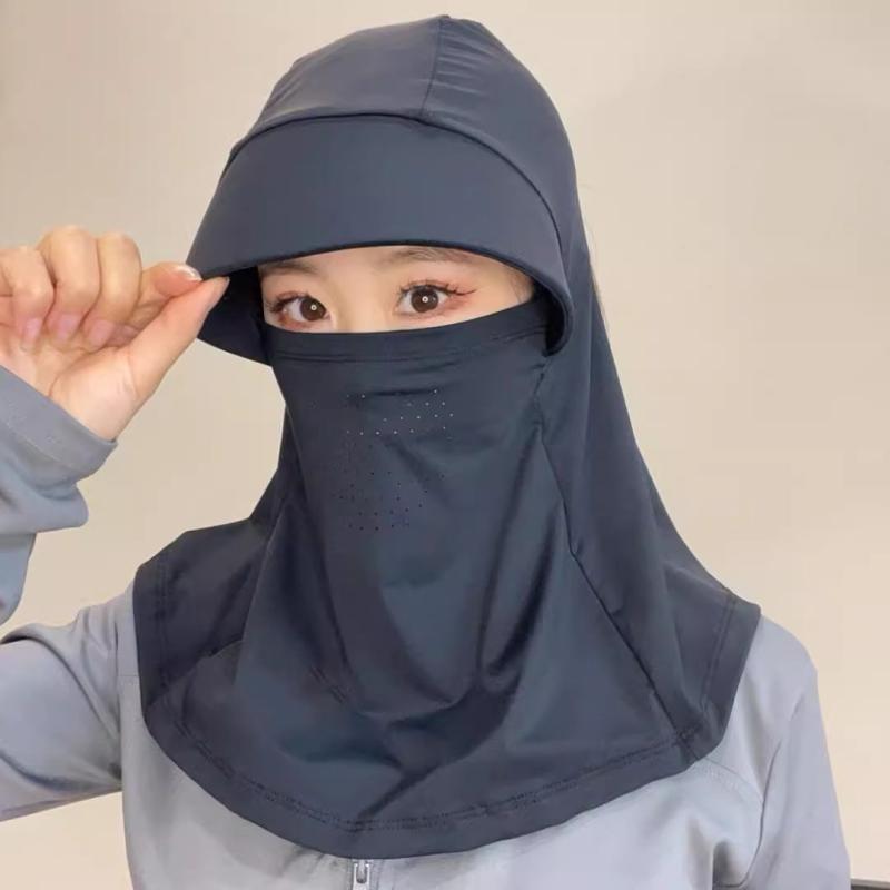 防晒鳥打ち帽 夏用 男女兼用 全顔 UV撥ねのける 疑しさ アウトドア サイクリング のど首かばい立て 人間の顔恍ける 原則として型 軽さ 通気性 吸湿速乾 遮光 風防ガラス