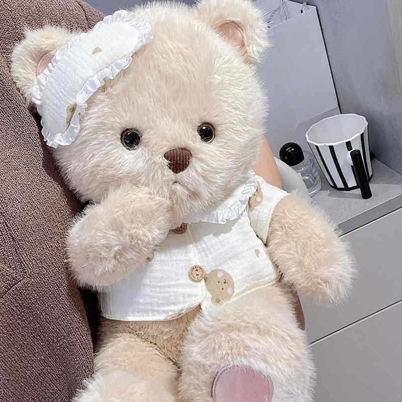 ぬいぐるみ 抱き枕 うしろ帯用 熊 テディベア ブランケット手あそび 布あやつり人形 可愛らしい パステル色の 寝る用 赤ちゃん向け 御部屋着 パウダーコンパクト 軽さ 綿原材料