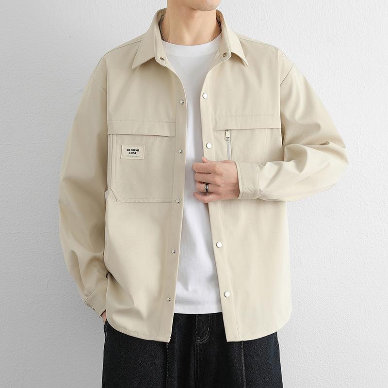 ジャケット メンズ 春夏 トレンド ストリート カジュアル ワーク スタンドカラー コーディネート トップス 軽量 吸湿速乾 普段使い 4,506円