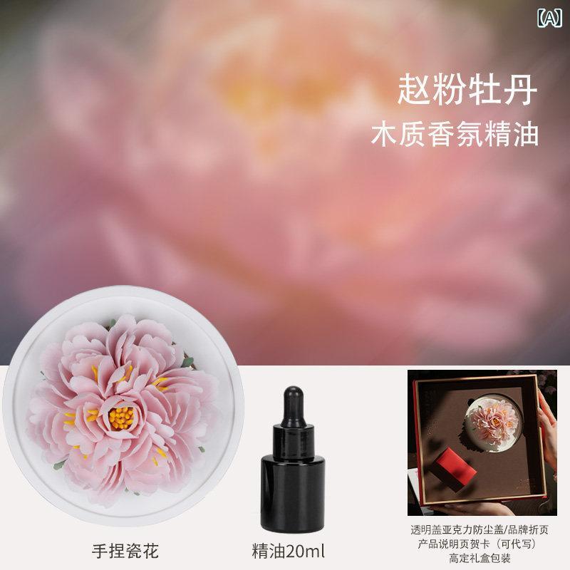 香炉 瀬戸もの 名取り草 花 手作り 手工芸 御前上等感 室内装飾 飾りつけ アロマディフューザー 伸び伸びする お部屋飾りつけ 差し上げ物