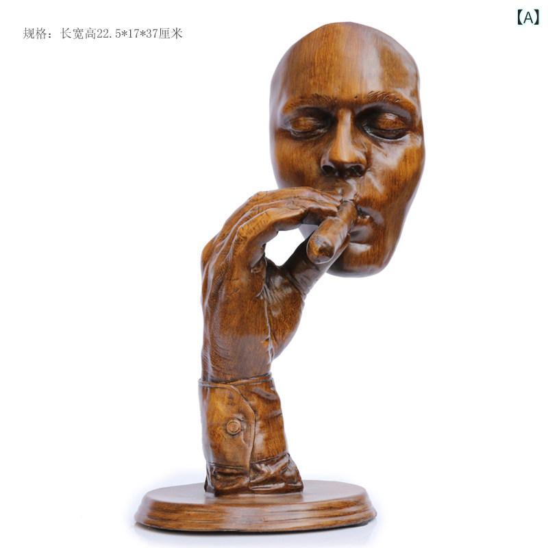 インテリア オブジェ 抽象的な 人物の 彫刻の 装飾品 人間の 顔 モダンで 創造的な 個性的な 家庭用 家具 シンプル 北欧の 装飾