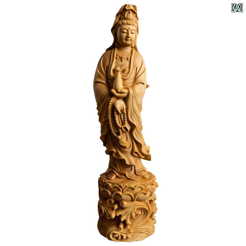 室内装飾 オブジェ  楽 清小 葉 ツゲ 刻みつける 純一無雑材 景 平 観音家の かざり付ける 寄せあわせ 装 飾 品