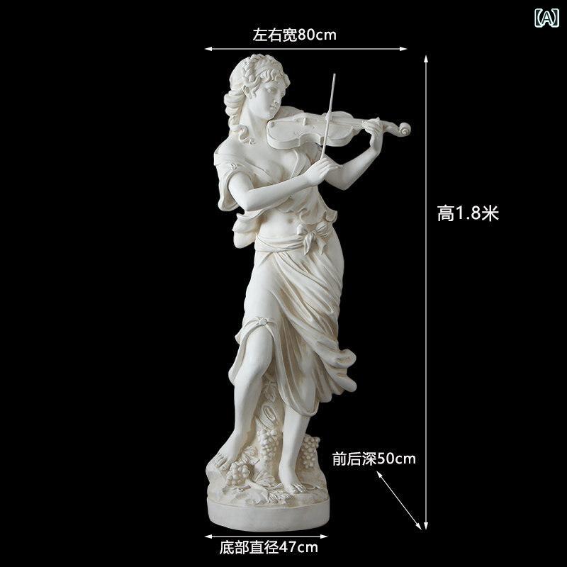 室内装飾 今めかしい  焼セッコウ 像 彫り物 工芸 美術館 図形 刻みつける ミュージッシャン エンジェル 内庭の 隠れ無いな 編成替え的な 水のみ 衣料繊維