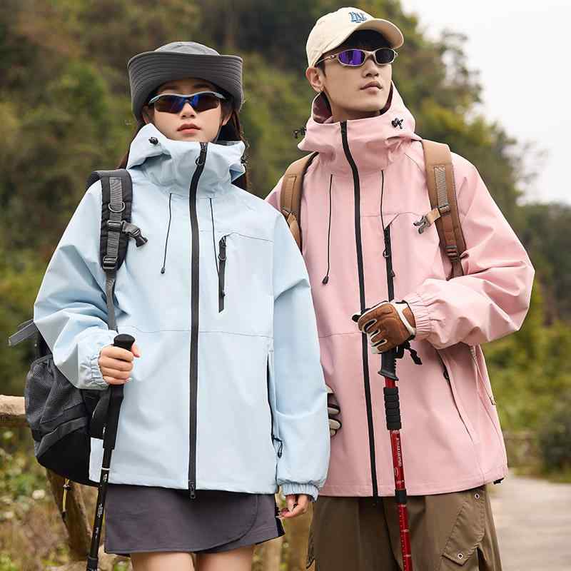 アウトドア ジャケット メンズ レディース 春 軽量 ストレッチ 通気性 吸湿速乾 防風 防水 フード付き 登山 ハイキング トレッキング キャンプ コート