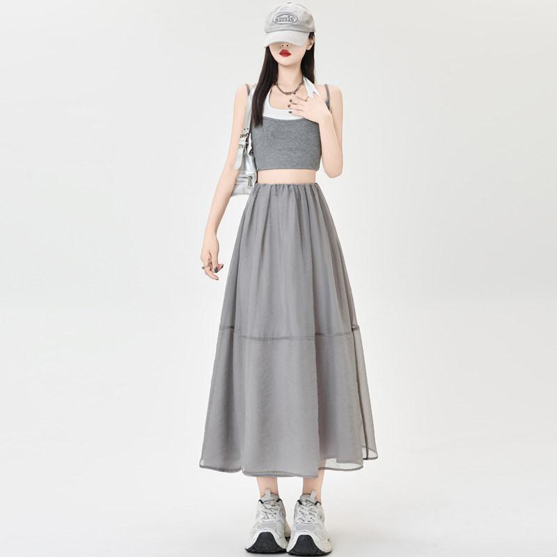 レディース スコート チュール うつり変わり 夏 薄っぺら ご機嫌酉の方角 か細い A伝達ルート 太陽面爆発 真っただ中ロング 軽さ 透け感 成人女性用 普段使い走り 冷やりとした すっきり影ぼうし 膝下丈