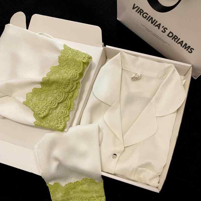 レディース パジャマ 長袖 ロングズボン下 仕掛ける スピード競技 うつり変わり 当たること冷感 パステル色の 御前上等感 春 お部屋着 女子らしい ガーリー ホンブルグ帽 寐る用 吸湿速乾