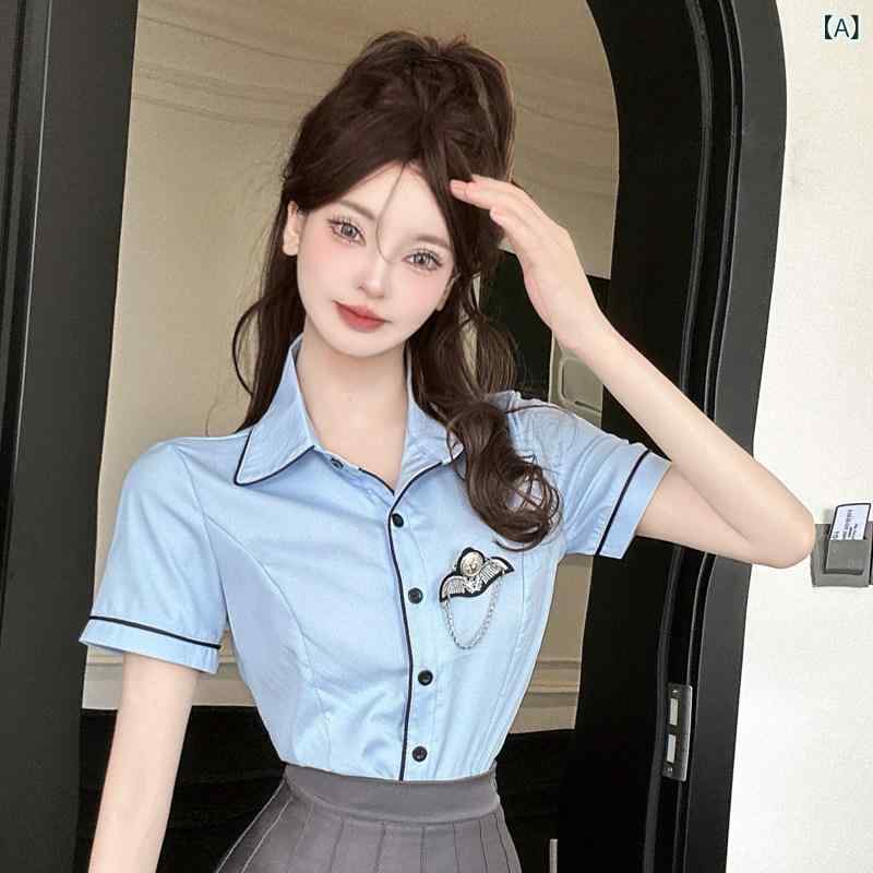 赤ちょうちん やり方着 レディース プルオーバー 半袖 筋目 スコート 上下仕掛ける 夏 今めかしい 分かりやすい 流行り物 ビリヤード 食べ物屋