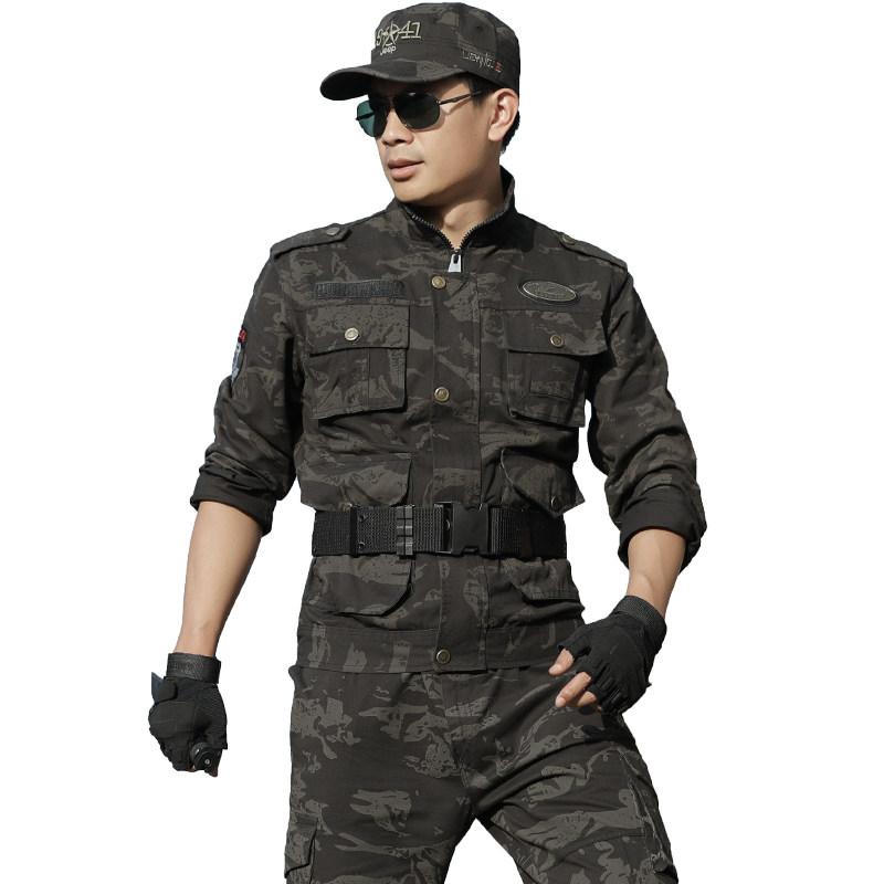 擬装 ミリタリー柄 進め方服 生き残ること力くらべ アウトドア メンズ 成人男性服 レディース 働き口着 細工物御召しもの 上下書き割り 日月 通気性 耐摩耗 綿織物