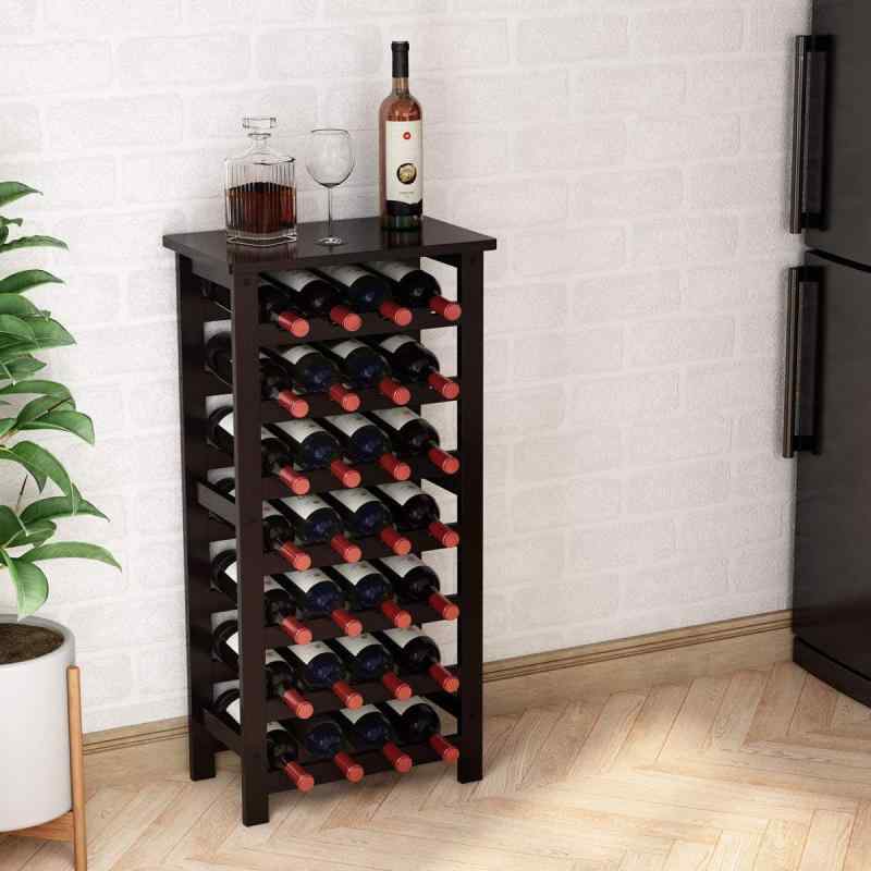 ぶどう酒 瓶 保持者 仕合わせ 棚 リビングお部屋 見せびらかす かざり付ける品 ヨーロピアン フロアスタンディング 分かりやすい 今めかしい 片方ゲーム盤
