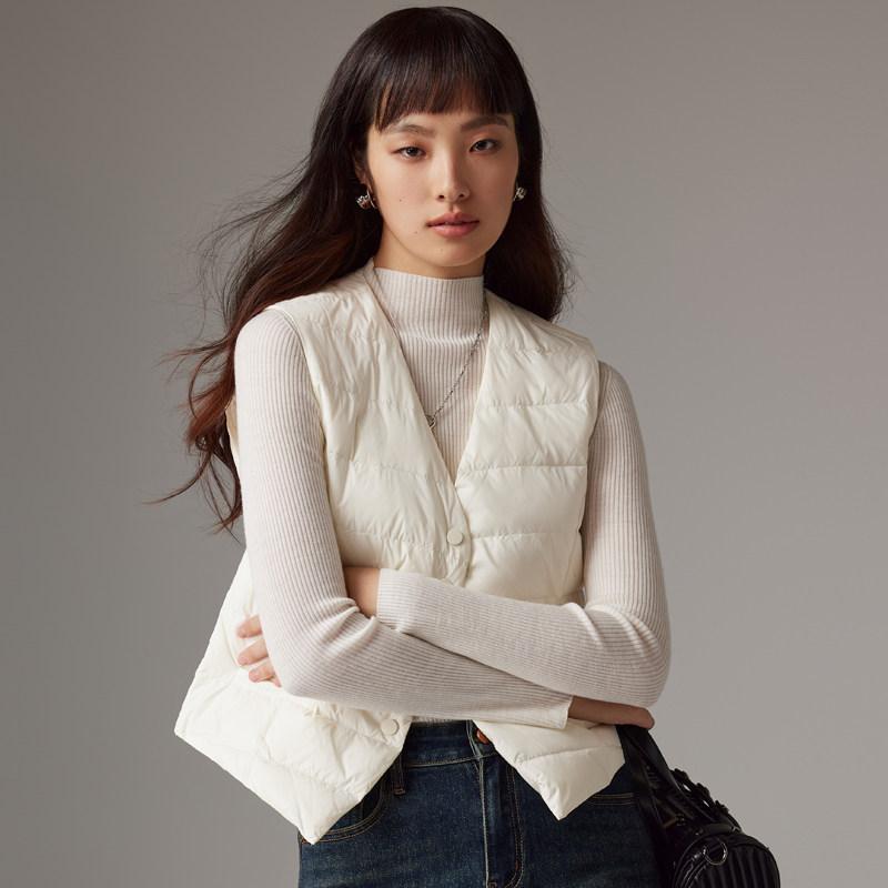 編み物 より良い 白いこと グース 落ち込む お上さん 冬 v のど首 ベスト ジレ 生あたたかい ラインドライブ 役立つこと的 ベージュ