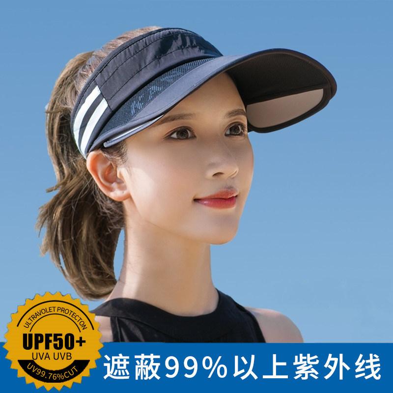 かぶり笠 レディース サンハット UPF50+の津液のない旗がしら付き添い人UV取りすてるのかぶり笠は通気性が好意をもって軽さで紫外線を防ぎ駈けっくらや運動競技に至適です。伸縮性が。