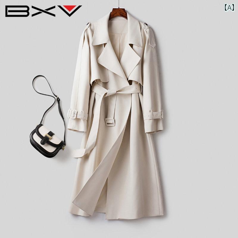 レディース 綿麻 シャツワンピ ライトアウター 大きいサイズ ロング丈 春夏 コットンリネン 薄手 BXV スタイル レースアップ ウィンドブレーカー レディース ミディアム 丈 2025 春 ハイエンド ゆったり コート ジャケット|バランスケア 店