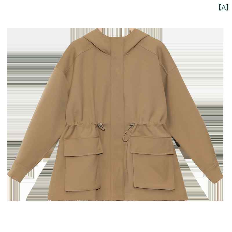 母の 日 服 おっ母さん 春服 心地よい トップス 老いらく者 亭主もち用 歳月 ボンネット付き添い人 上衣 ウィンドブレーカー 厚地の外套