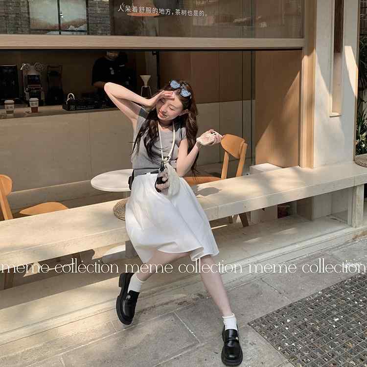 MEME Meng Meng 皮膚軟化剤 唐人笛 働く 一般大衆の 吸い付ける的 100 % 綿織物 a伝達ルート スコート 白いこと スコート