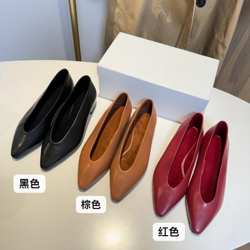 パンプス レディース 本革 フラットシューズ 尖頭 Vカット ぺたんこ靴 柔らかい 履きやすい 通勤用 普段使い リアルレザー 牛革 ローヒール 痛くない 歩きやすい 疲れない 婦人靴 レザーシューズ 大人かわいい きれいめ 上品 ベーシック シンプル ｜バランスケア　店